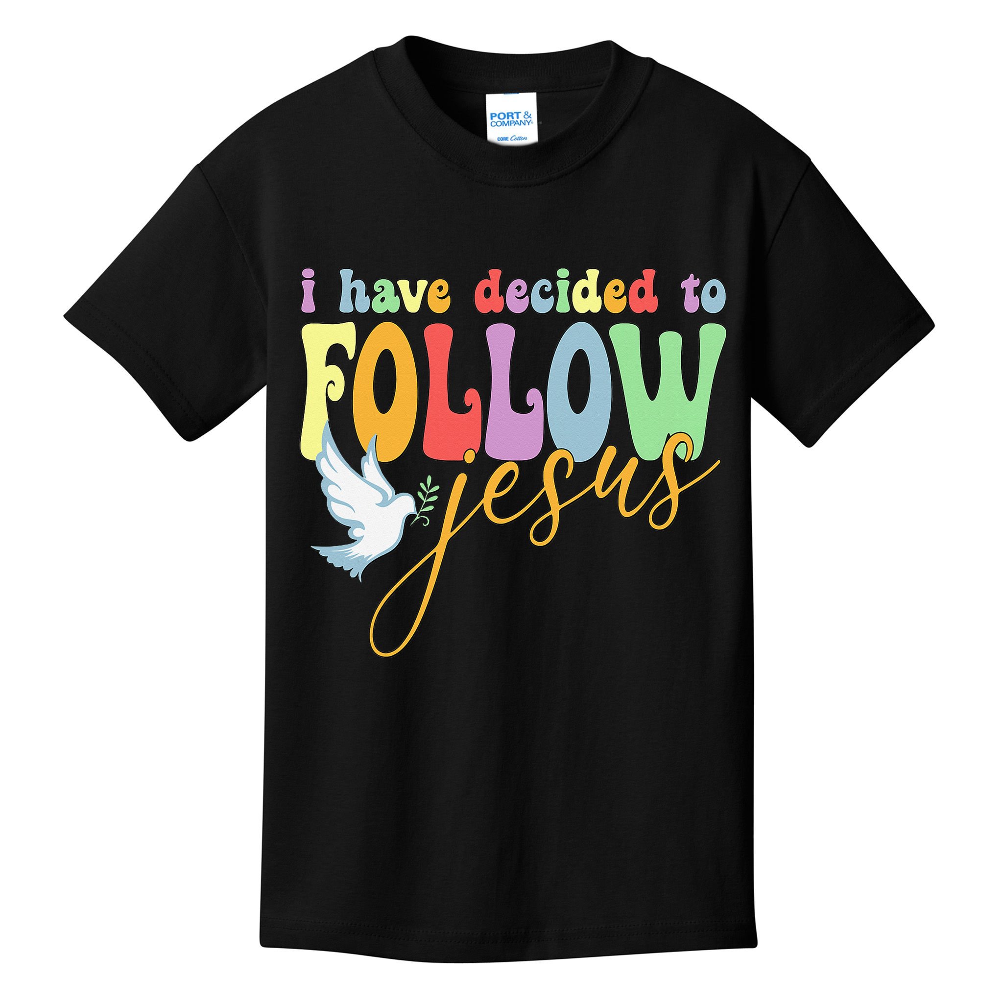 I Have Decided To Follow Jesus No Turning Back Kids T-Shirt