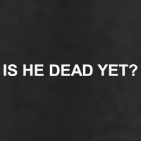Is He Dead Yet Vintage Golf Towel