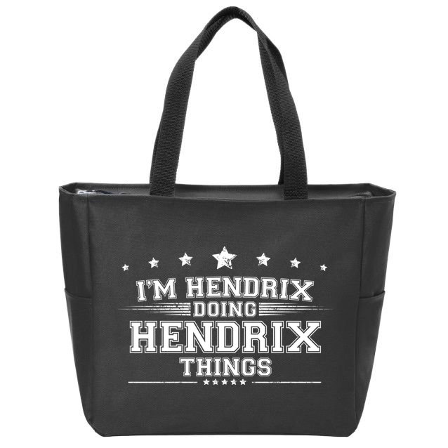 Im Hendrix Doing Hendrix Things Zip Tote Bag
