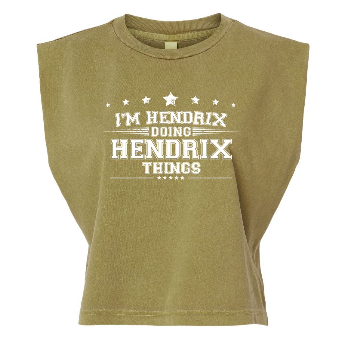 Im Hendrix Doing Hendrix Things Garment-Dyed Women's Muscle Tee