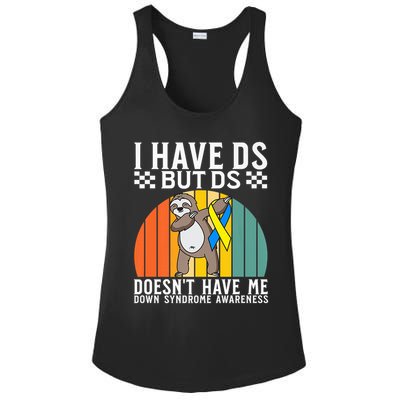 I Have DS Down Syndrome Awareness Down Syndrome Ladies PosiCharge Competitor Racerback Tank