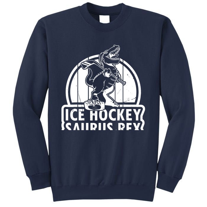 Ice Hockey Dinosaur Ice Hockey Saurus Rex - Ice Hockey Dino Sweatshirt