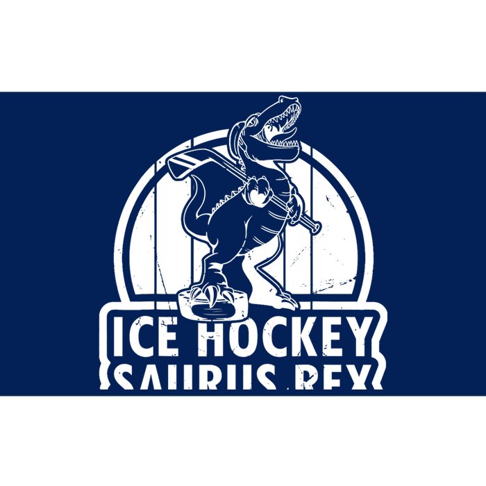 Ice Hockey Dinosaur Ice Hockey Saurus Rex - Ice Hockey Dino Bumper Sticker