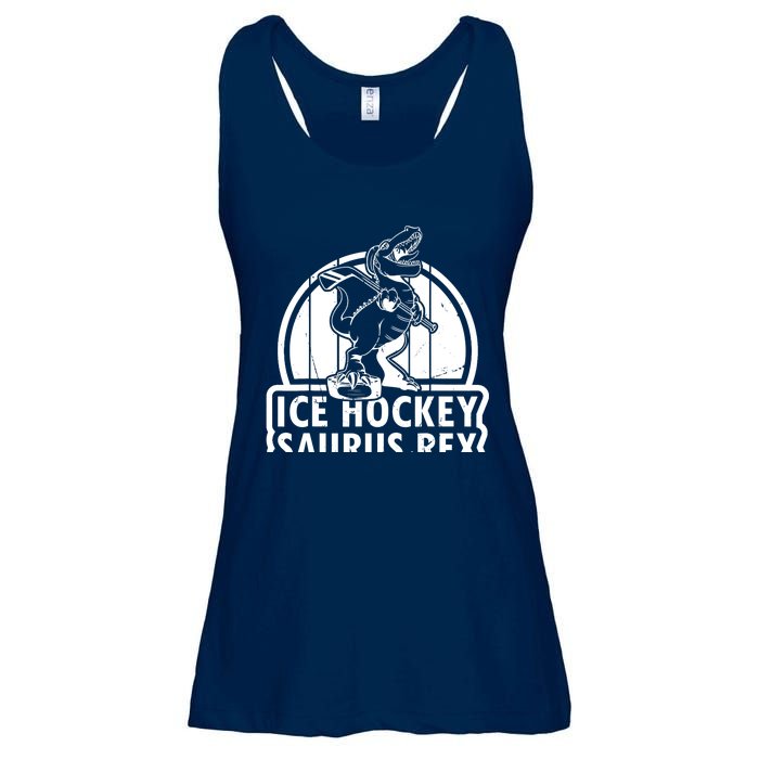 Ice Hockey Dinosaur Ice Hockey Saurus Rex - Ice Hockey Dino Ladies Essential Flowy Tank