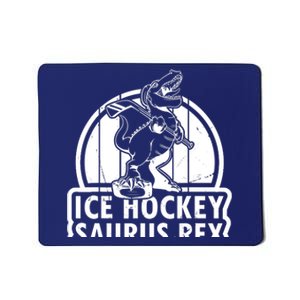 Ice Hockey Dinosaur Ice Hockey Saurus Rex - Ice Hockey Dino Mousepad