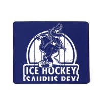 Ice Hockey Dinosaur Ice Hockey Saurus Rex - Ice Hockey Dino Mousepad