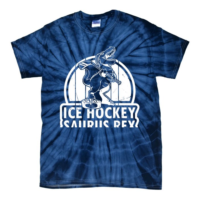 Ice Hockey Dinosaur Ice Hockey Saurus Rex - Ice Hockey Dino Tie-Dye T-Shirt