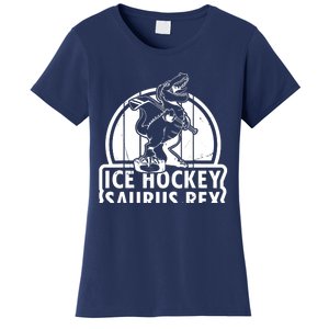 Ice Hockey Dinosaur Ice Hockey Saurus Rex - Ice Hockey Dino Women's T-Shirt