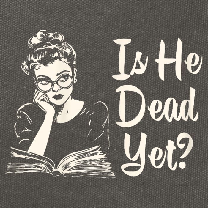 Is He Dead Yet Is He Dead Yet Cotton Canvas Backpack