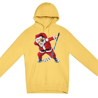 Ice Hockey Dabbing Santa Claus Hockey Player Christmas Gift Premium Pullover Hoodie