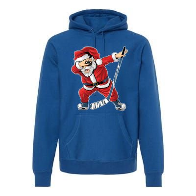 Ice Hockey Dabbing Santa Claus Hockey Player Christmas Gift Premium Hoodie