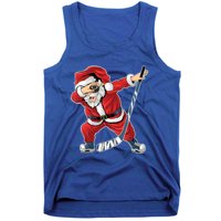 Ice Hockey Dabbing Santa Claus Hockey Player Christmas Gift Tank Top