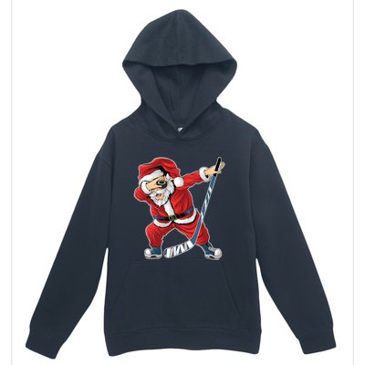 Ice Hockey Dabbing Santa Claus Hockey Player Christmas Gift Urban Pullover Hoodie