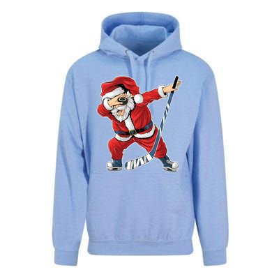 Ice Hockey Dabbing Santa Claus Hockey Player Christmas Gift Unisex Surf Hoodie