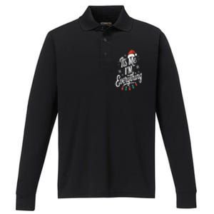 I Have Everything I Want For Christmas Its Me IM Everything Performance Long Sleeve Polo