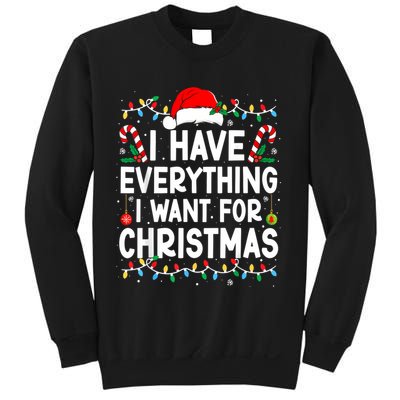 I Have Everything I Want For Christmas Sweatshirt