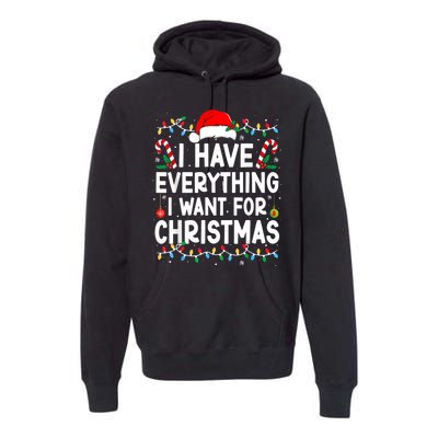 I Have Everything I Want For Christmas Premium Hoodie