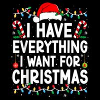 I Have Everything I Want For Christmas 16 in Basic Backpack