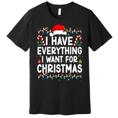 I Have Everything I Want For Christmas Premium T-Shirt