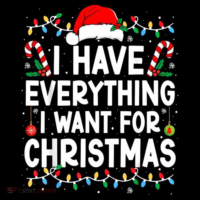 I Have Everything I Want For Christmas Zip Tote Bag