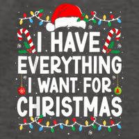 I Have Everything I Want For Christmas Vector Backpack