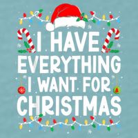 I Have Everything I Want For Christmas Sueded Cloud Jersey T-Shirt