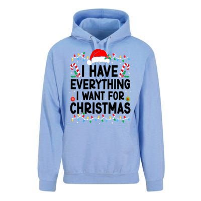 I Have Everything I Want For Christmas Unisex Surf Hoodie