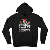 I Have Everything I Want For Christmas Its Me IM Everything Hoodie