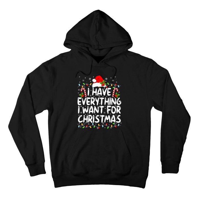 I Have Everything I Want For Christmas Its Me IM Everything Hoodie