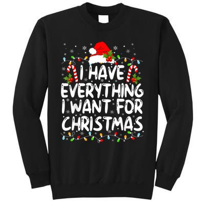 I Have Everything I Want For Christmas Its Me IM Everything Sweatshirt