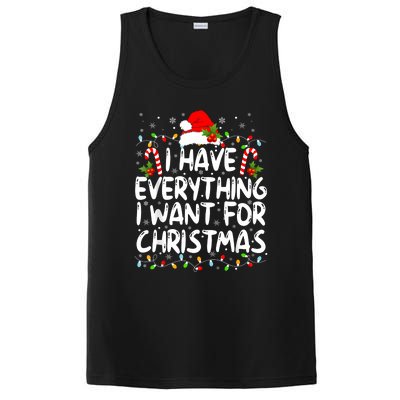 I Have Everything I Want For Christmas Its Me IM Everything PosiCharge Competitor Tank