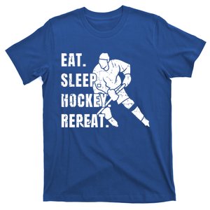 Ice Hockey Eat Sleep Hockey Repeat Hockey Great Gift T-Shirt