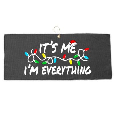 I Have Everything I Want For Christmas Its Me IM Everything Large Microfiber Waffle Golf Towel