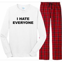 I Hate Everyone Long Sleeve Pajama Set