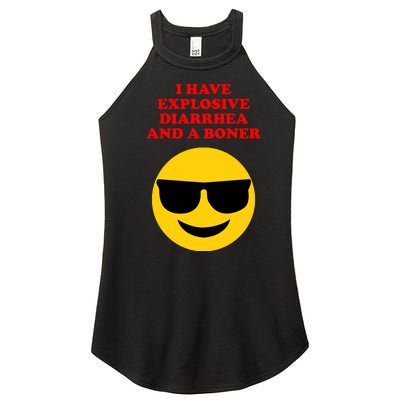 I Have Explosive Diarrhea And A Boner Women's Perfect Tri Rocker Tank