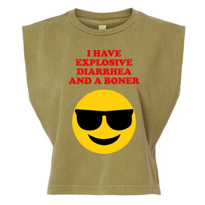 I Have Explosive Diarrhea And A Boner Garment-Dyed Women's Muscle Tee