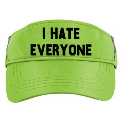 I Hate Everyone Adult Drive Performance Visor