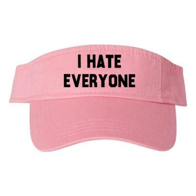 I Hate Everyone Valucap Bio-Washed Visor