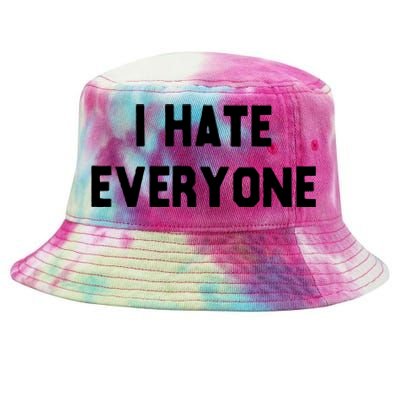 I Hate Everyone Tie-Dyed Bucket Hat