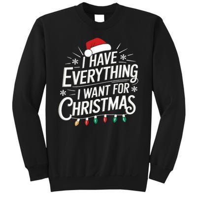 I Have Everything I Want For Christmas Couples Matching Sweatshirt