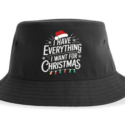 I Have Everything I Want For Christmas Couples Matching Sustainable Bucket Hat