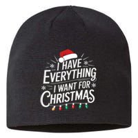 I Have Everything I Want For Christmas Couples Matching Sustainable Beanie