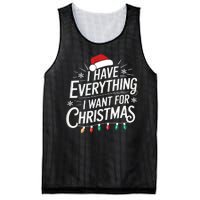 I Have Everything I Want For Christmas Couples Matching Mesh Reversible Basketball Jersey Tank