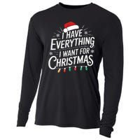 I Have Everything I Want For Christmas Couples Matching Cooling Performance Long Sleeve Crew