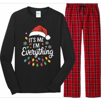 I Have Everything I Want For Christmas Its Me IM Everything Long Sleeve Pajama Set