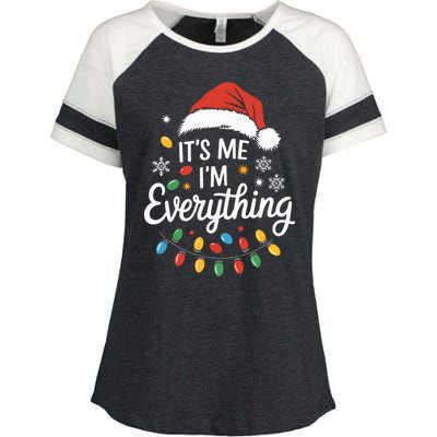 I Have Everything I Want For Christmas Its Me IM Everything Enza Ladies Jersey Colorblock Tee