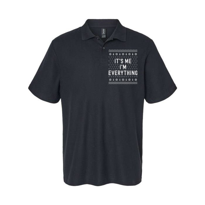 I Have Everything I Want For Christmas Its Me Im Everything Softstyle Adult Sport Polo