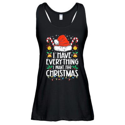 I Have Everything I Want For Christmas Its Me IM Everything Ladies Essential Flowy Tank