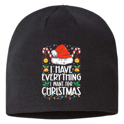 I Have Everything I Want For Christmas Its Me IM Everything Sustainable Beanie