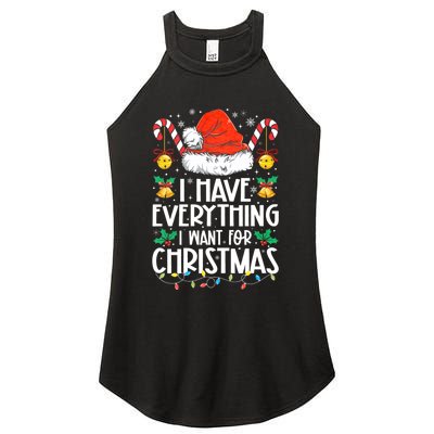 I Have Everything I Want For Christmas Its Me IM Everything Women's Perfect Tri Rocker Tank